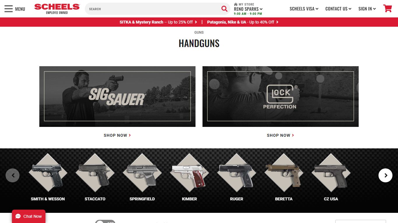 Handguns, Pistols, & Revolvers | SCHEELS.com